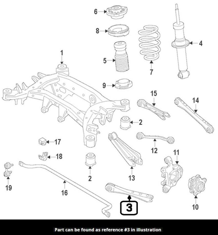 BMW Suspension Control Arm Rear Genuine BMW 2652631KIT